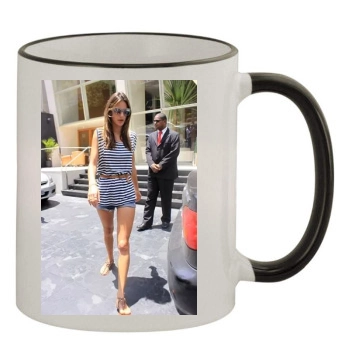 Alessandra Ambrosio 11oz Colored Rim & Handle Mug