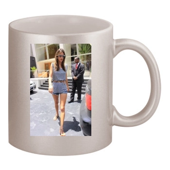 Alessandra Ambrosio 11oz Metallic Silver Mug