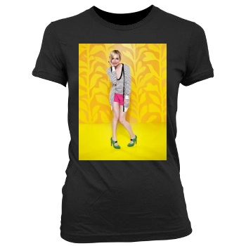 Ali Larter Women's Junior Cut Crewneck T-Shirt