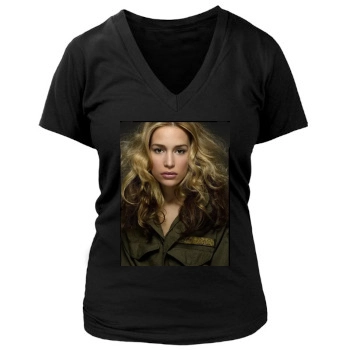 Ali Larter Women's Deep V-Neck TShirt