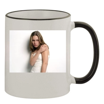 Ali Larter 11oz Colored Rim & Handle Mug