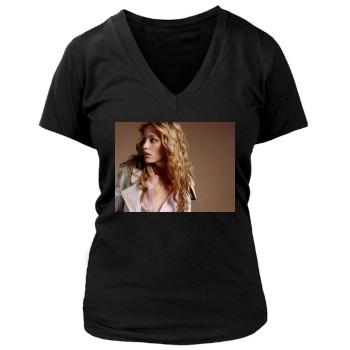 Ali Larter Women's Deep V-Neck TShirt