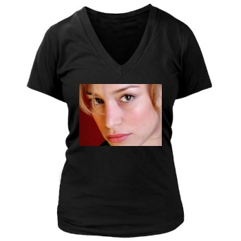 Ali Larter Women's Deep V-Neck TShirt