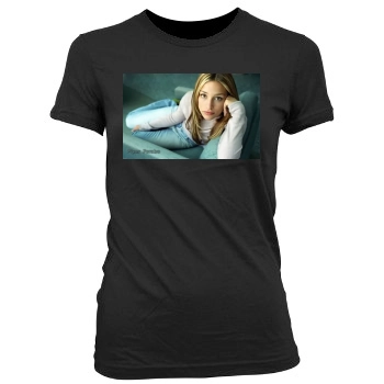 Ali Larter Women's Junior Cut Crewneck T-Shirt