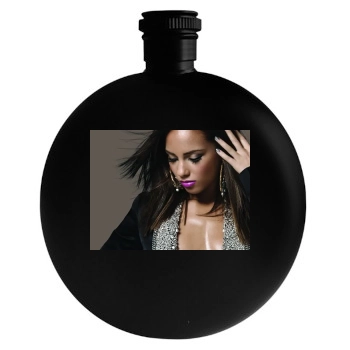 Alicia Keys Round Flask