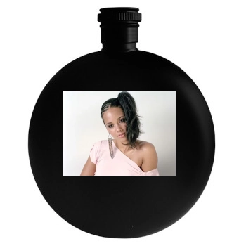 Alicia Keys Round Flask