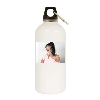 Alicia Keys White Water Bottle With Carabiner