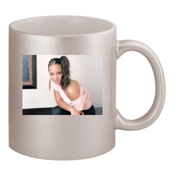 Alicia Keys 11oz Metallic Silver Mug