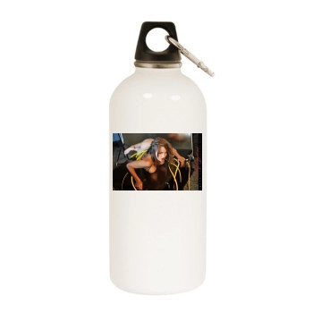 Alley Baggett White Water Bottle With Carabiner