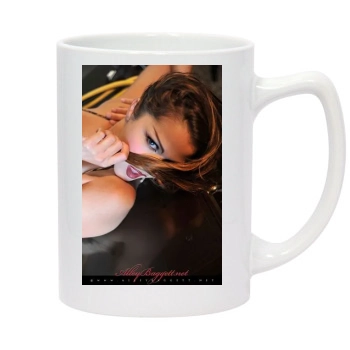 Alley Baggett 14oz White Statesman Mug