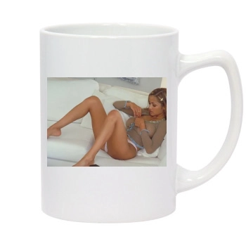 Alley Baggett 14oz White Statesman Mug