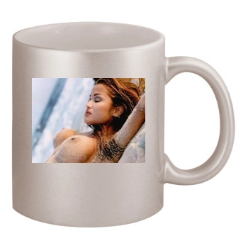 Alley Baggett 11oz Metallic Silver Mug