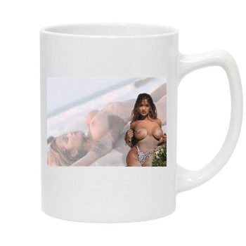 Alley Baggett 14oz White Statesman Mug