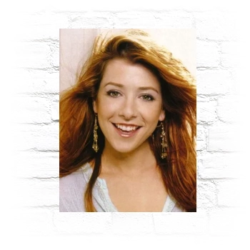 Alyson Hannigan Metal Wall Art