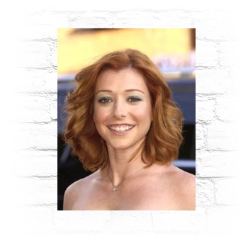 Alyson Hannigan Metal Wall Art