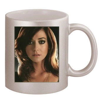 Alyson Hannigan 11oz Metallic Silver Mug