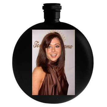 Alyson Hannigan Round Flask