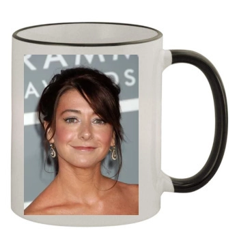 Alyson Hannigan 11oz Colored Rim & Handle Mug