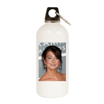 Alyson Hannigan White Water Bottle With Carabiner