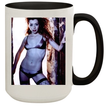 Alyson Hannigan 15oz Colored Inner & Handle Mug