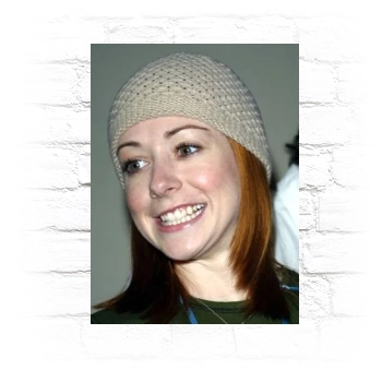 Alyson Hannigan Metal Wall Art