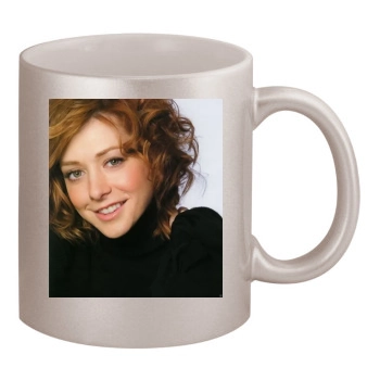 Alyson Hannigan 11oz Metallic Silver Mug