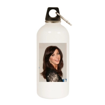 Alyson Hannigan White Water Bottle With Carabiner