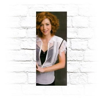 Alyson Hannigan Metal Wall Art