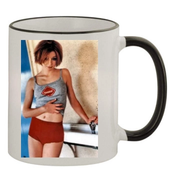 Alyson Hannigan 11oz Colored Rim & Handle Mug