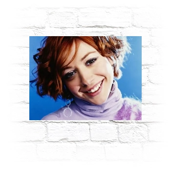 Alyson Hannigan Metal Wall Art