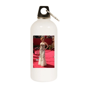 Alyson Hannigan White Water Bottle With Carabiner