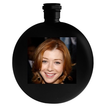 Alyson Hannigan Round Flask