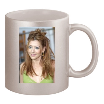 Alyson Hannigan 11oz Metallic Silver Mug