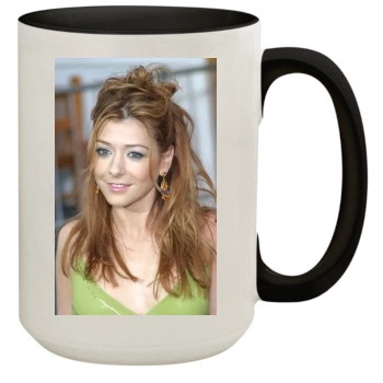 Alyson Hannigan 15oz Colored Inner & Handle Mug