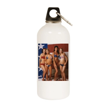 Alyson Hannigan White Water Bottle With Carabiner