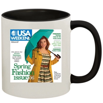 Alyson Hannigan 11oz Colored Inner & Handle Mug