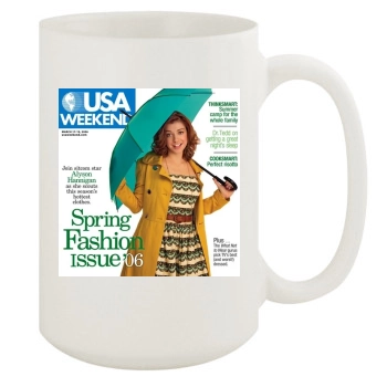 Alyson Hannigan 15oz White Mug