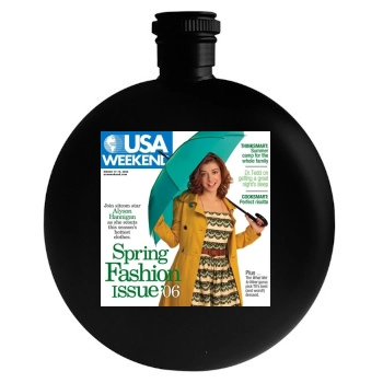 Alyson Hannigan Round Flask