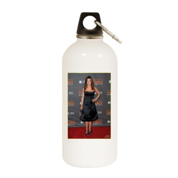 Alyson Hannigan White Water Bottle With Carabiner