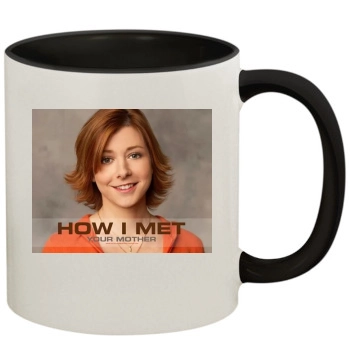 Alyson Hannigan 11oz Colored Inner & Handle Mug