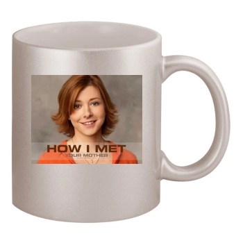 Alyson Hannigan 11oz Metallic Silver Mug