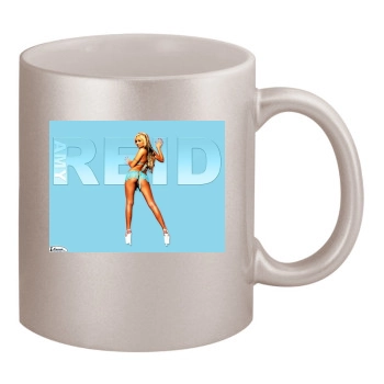 Amy Reid 11oz Metallic Silver Mug