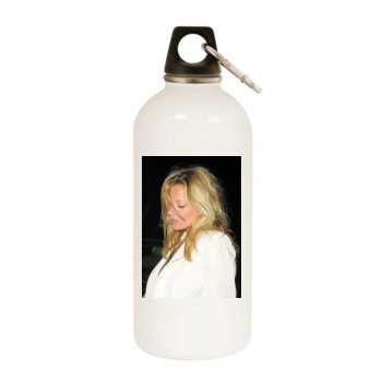 Andrew Garfield White Water Bottle With Carabiner