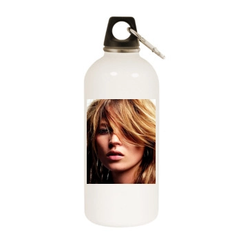 Andrew Garfield White Water Bottle With Carabiner