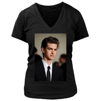 Andrew Garfield Women's Deep V-Neck TShirt