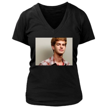 Andrew Garfield Women's Deep V-Neck TShirt