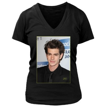 Andrew Garfield Women's Deep V-Neck TShirt