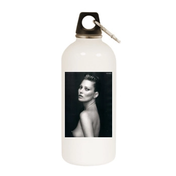 Andrew Garfield White Water Bottle With Carabiner