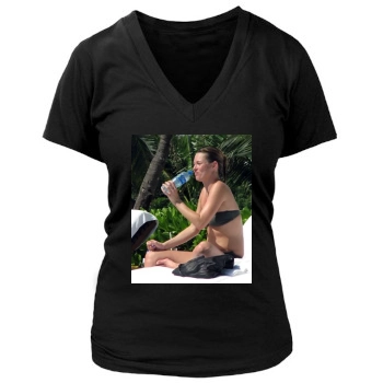 Andrew Garfield Women's Deep V-Neck TShirt