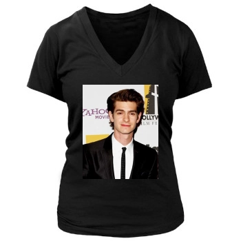 Andrew Garfield Women's Deep V-Neck TShirt